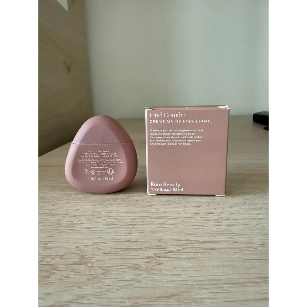 $18 New Rare Beauty Find Comfort Hydrating Hand Cream Niacinamide Shea Butter